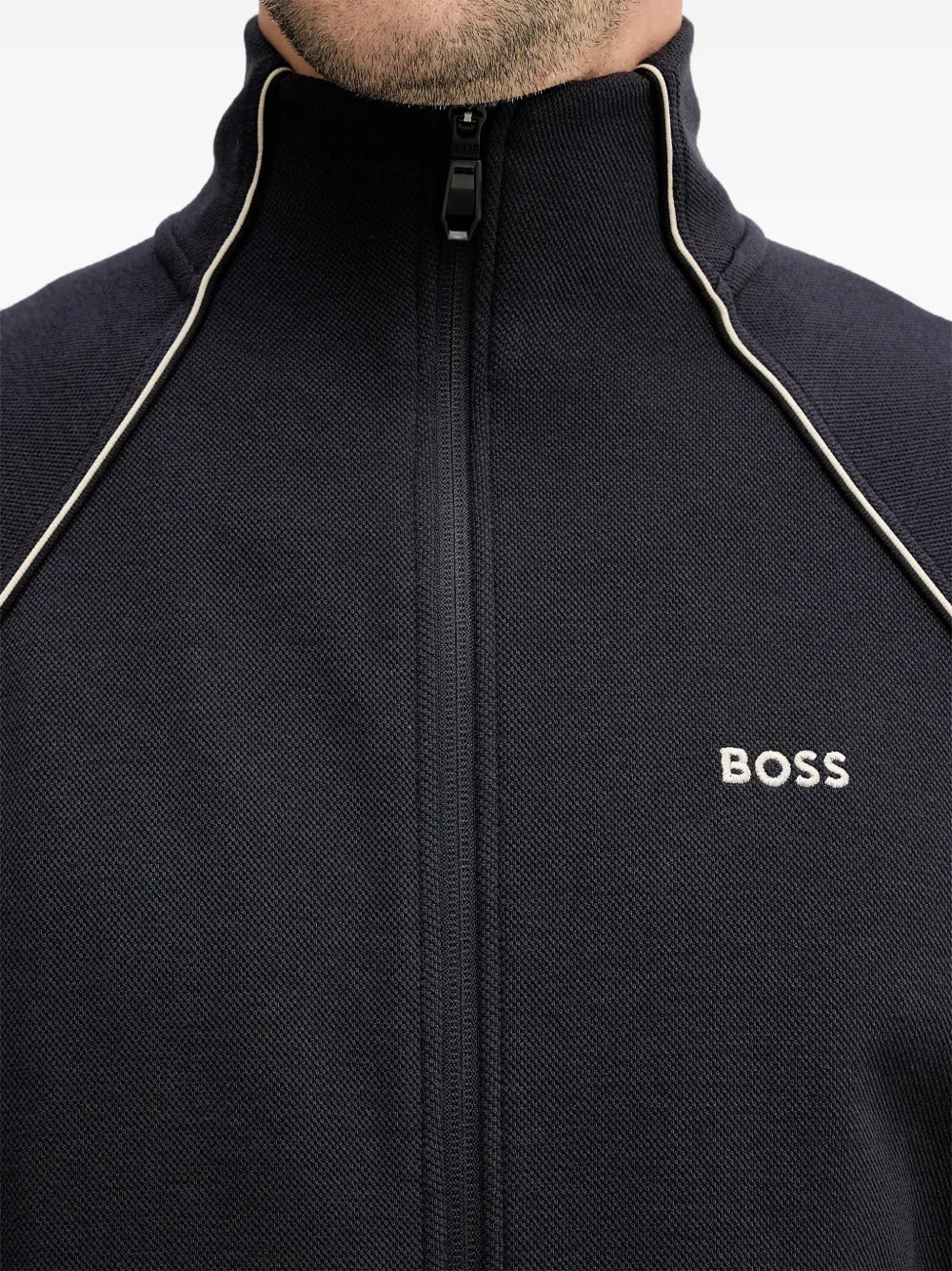 BOSS logo-embroidered pants