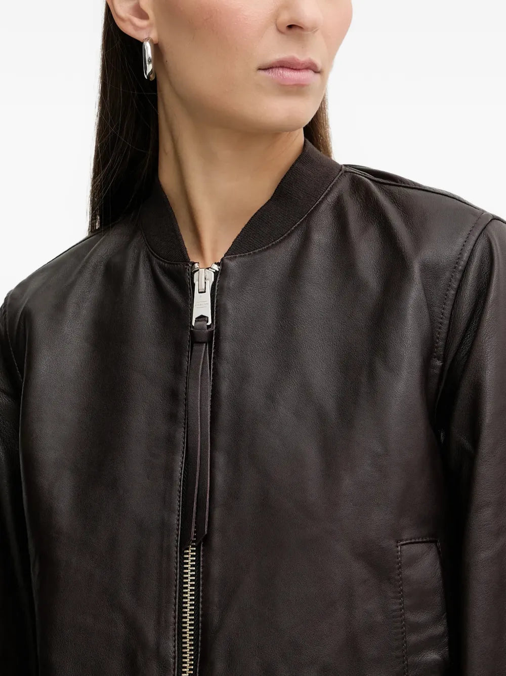 AllSaints Orten zip-up bomber jacket - Image 3