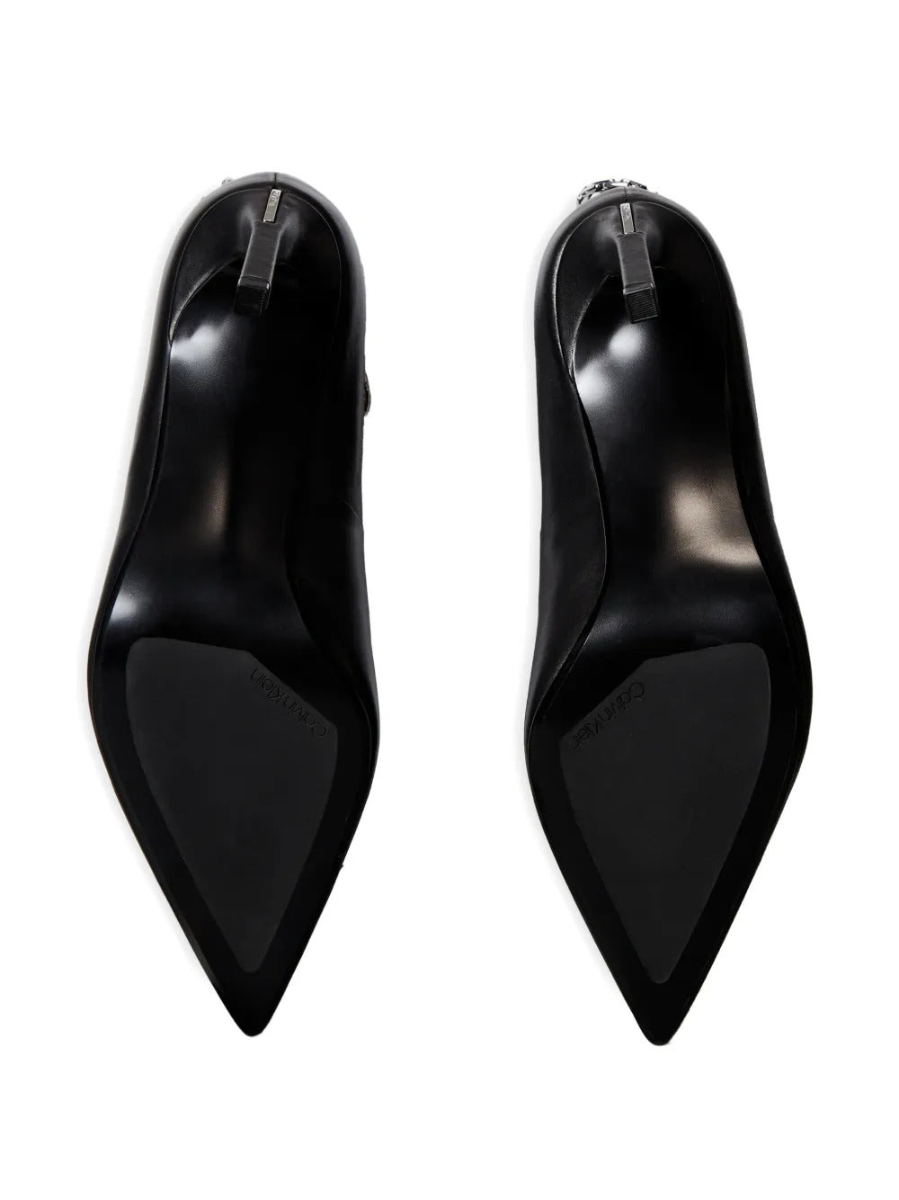 Calvin Klein  chain-embellished pointed-toe pumps