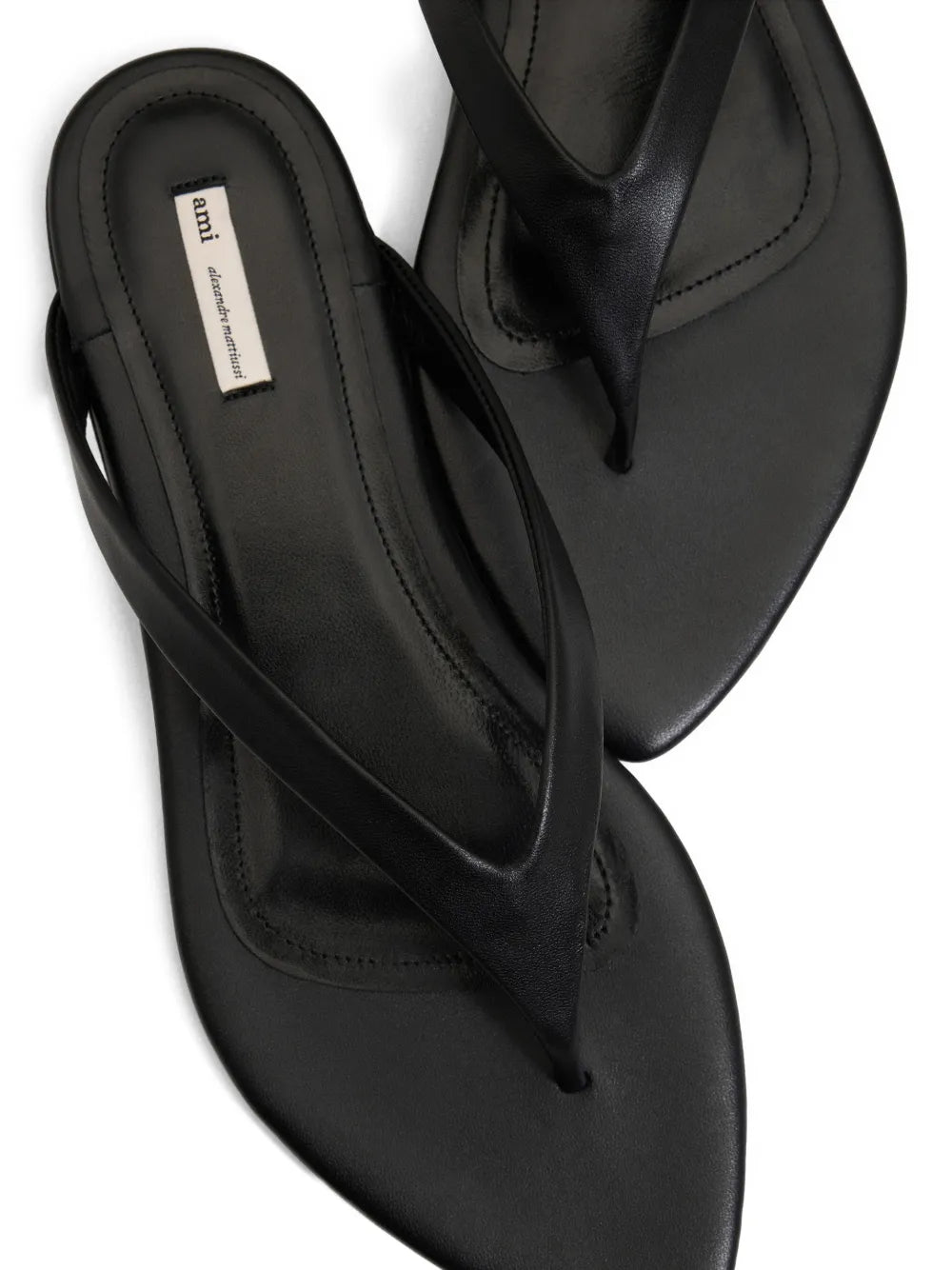 AMI Paris pointed-toe flat sandals