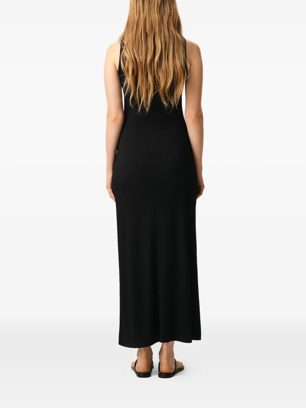 AMI Paris  sleeveless lavaliere maxi dress