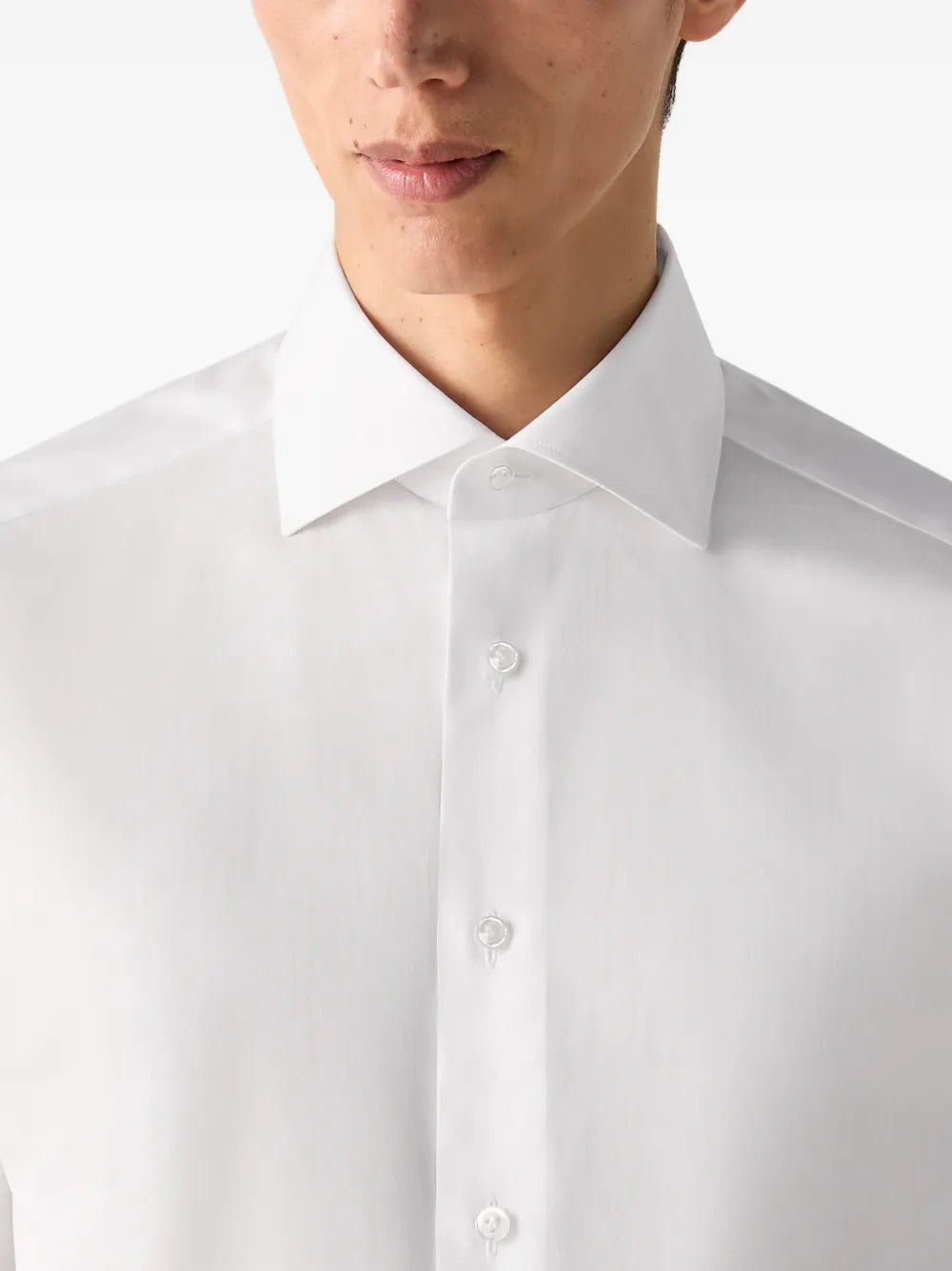 Zegna button-up cotton shirt