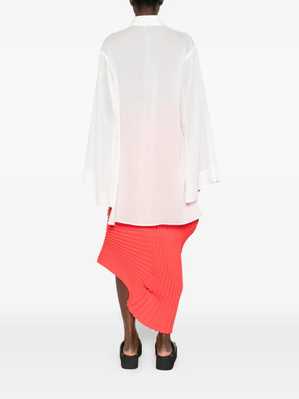 Yohji Yamamoto  bell-sleeve shirt