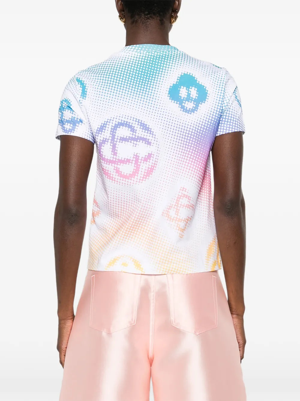 Casablanca Halftone-logo T-shirt