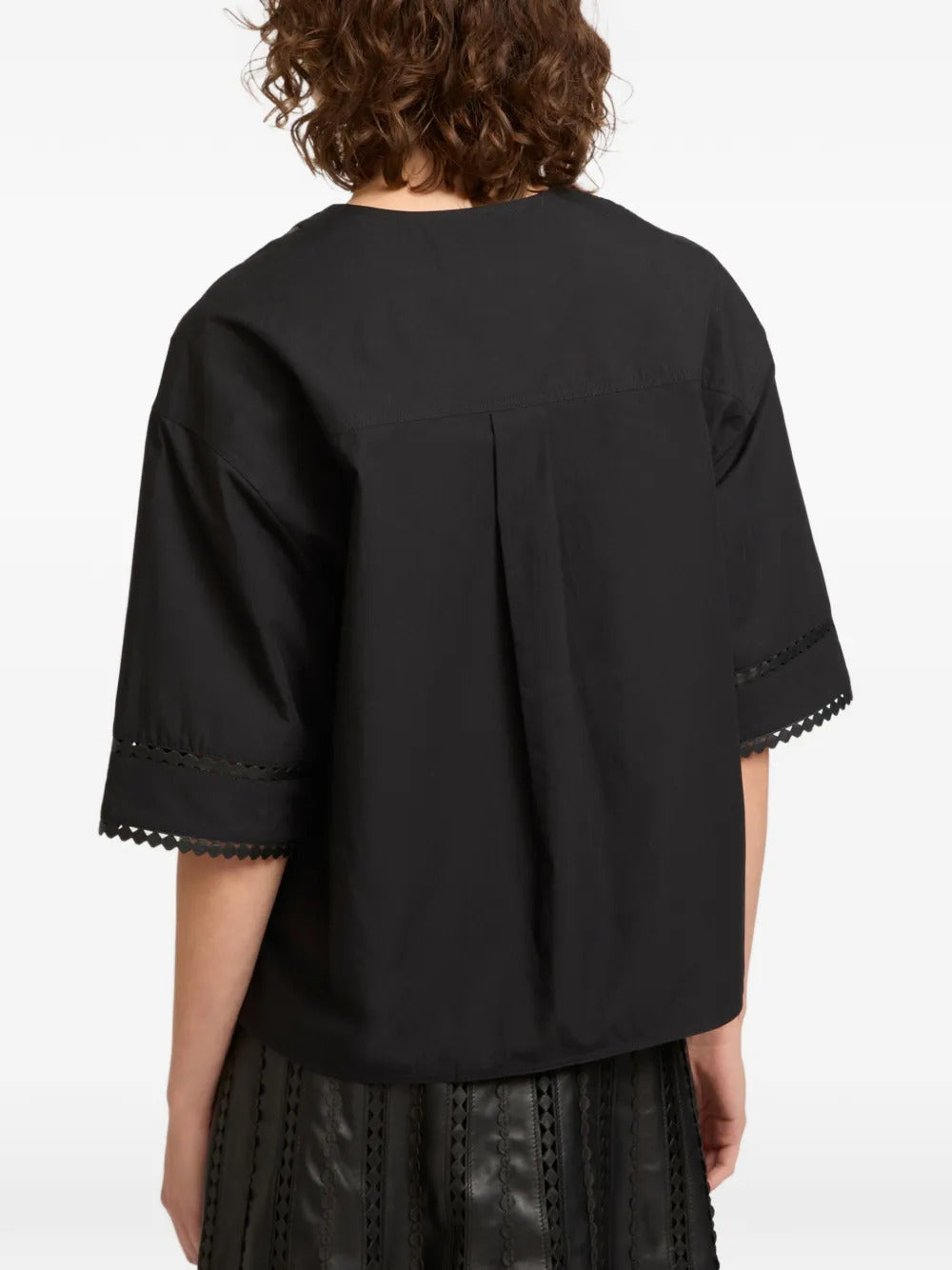 Yves Salomon short-sleeve blouse