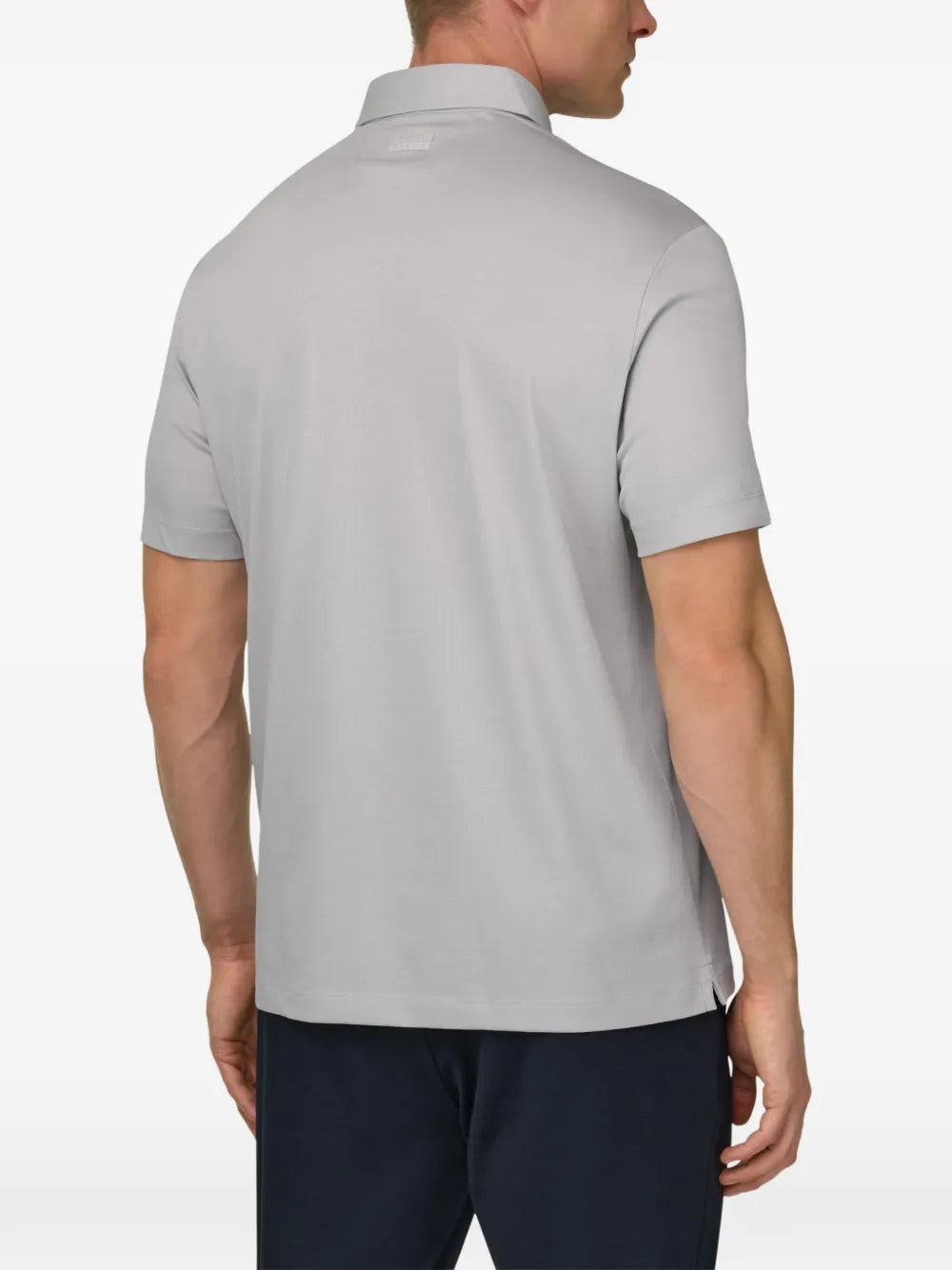 Boggi Milano metal stud polo shirt