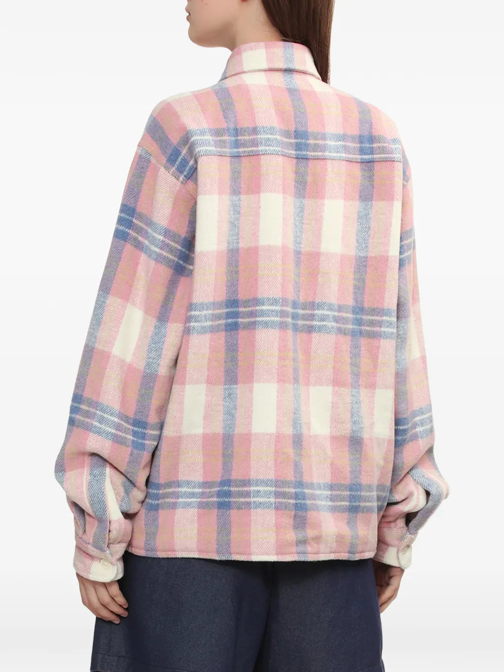 A BATHING APE®  pocket plaid shirt