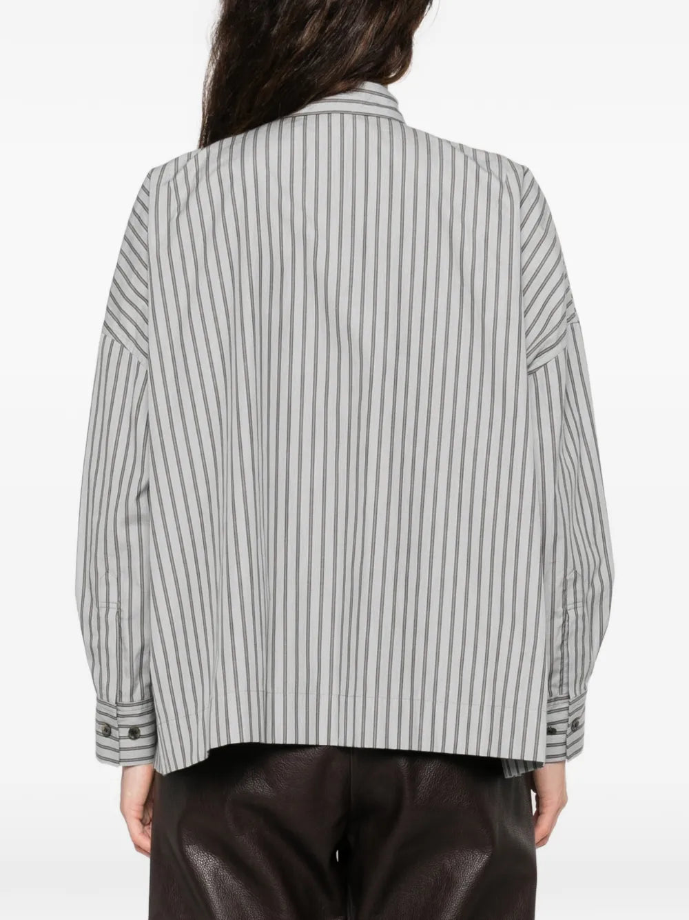 Yohji Yamamoto  striped button shirt