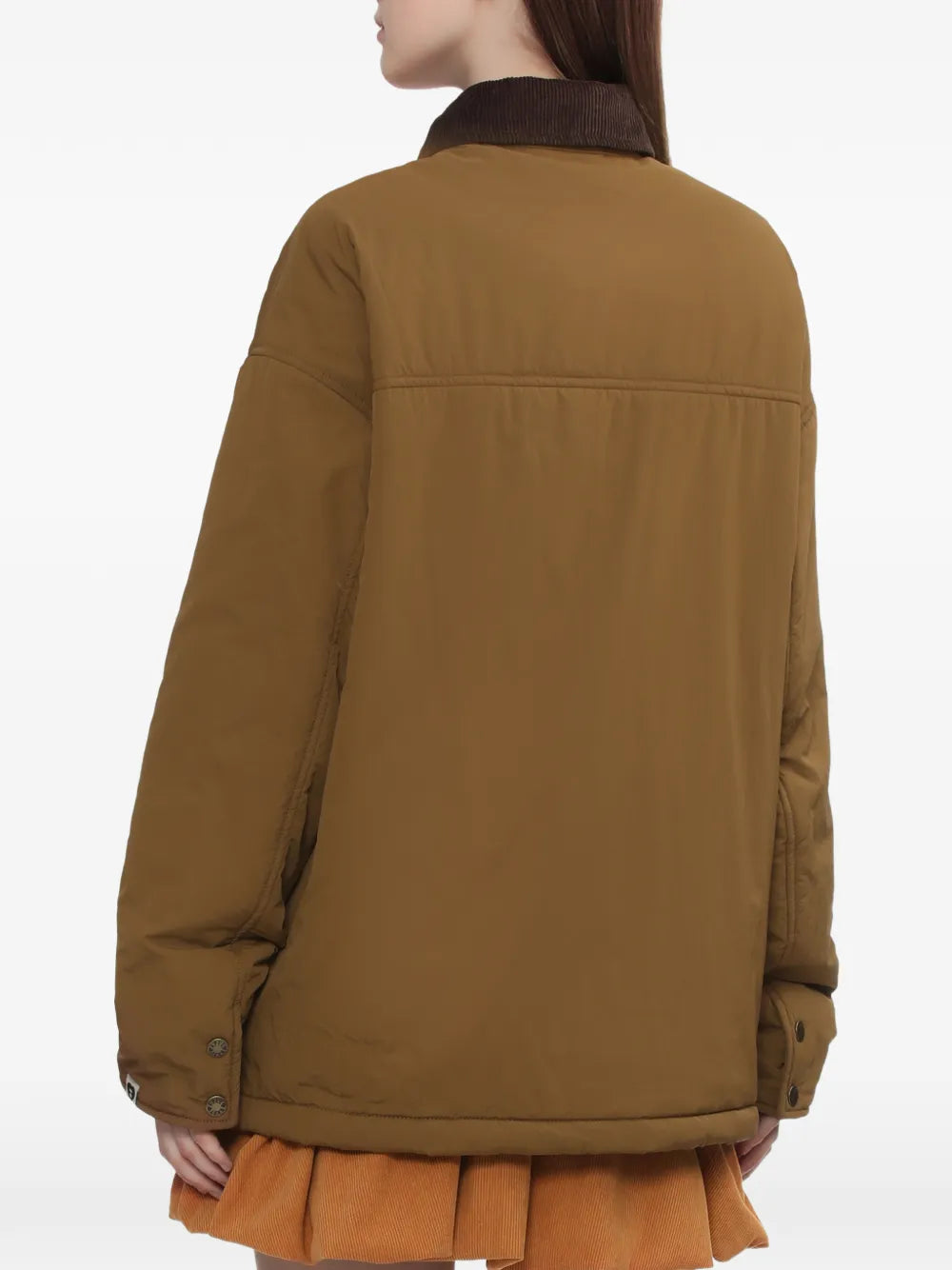 A BATHING APE®  corduroy-collar utility jacket