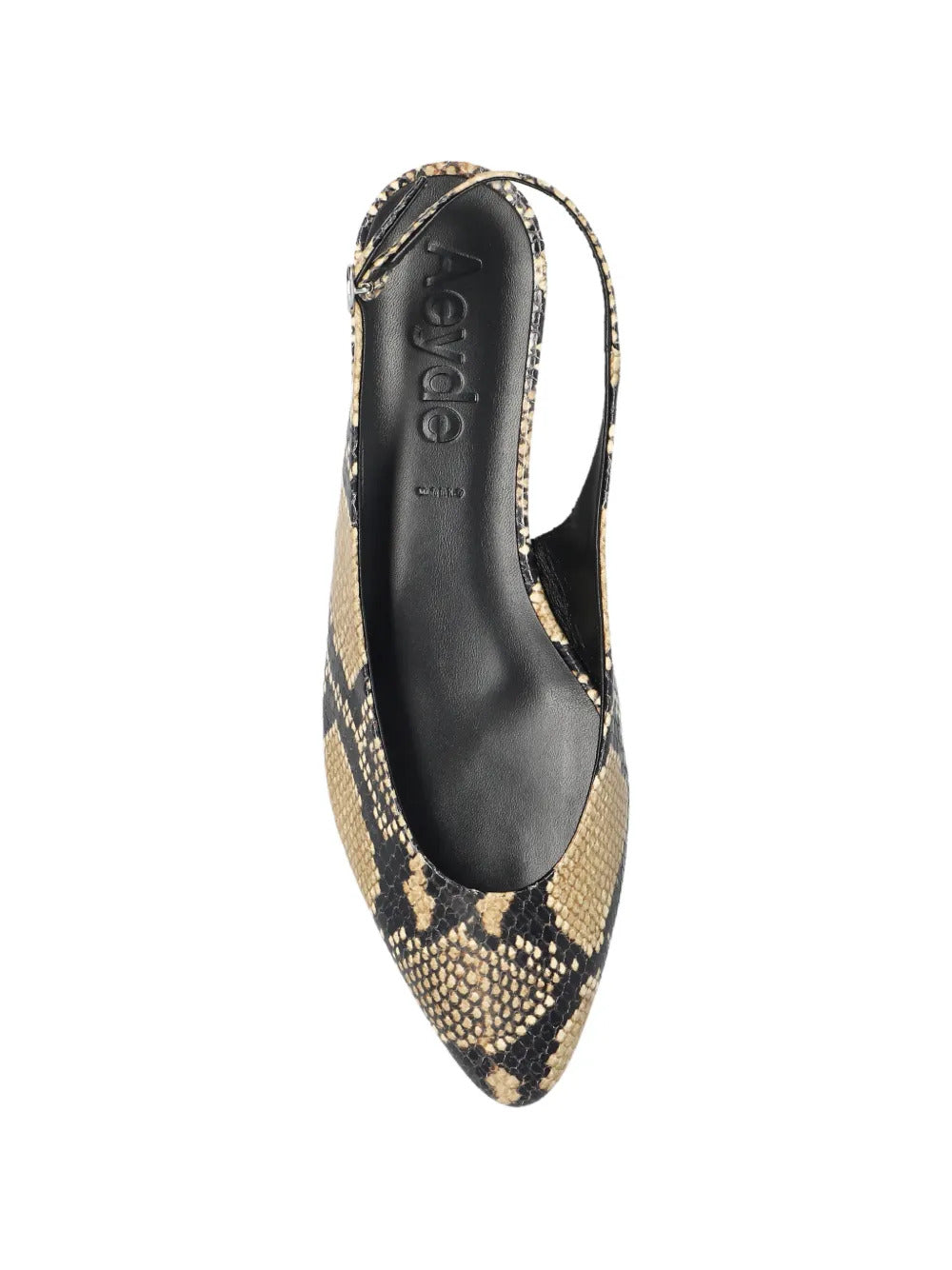 Aeyde  snake-pattern flat pumps