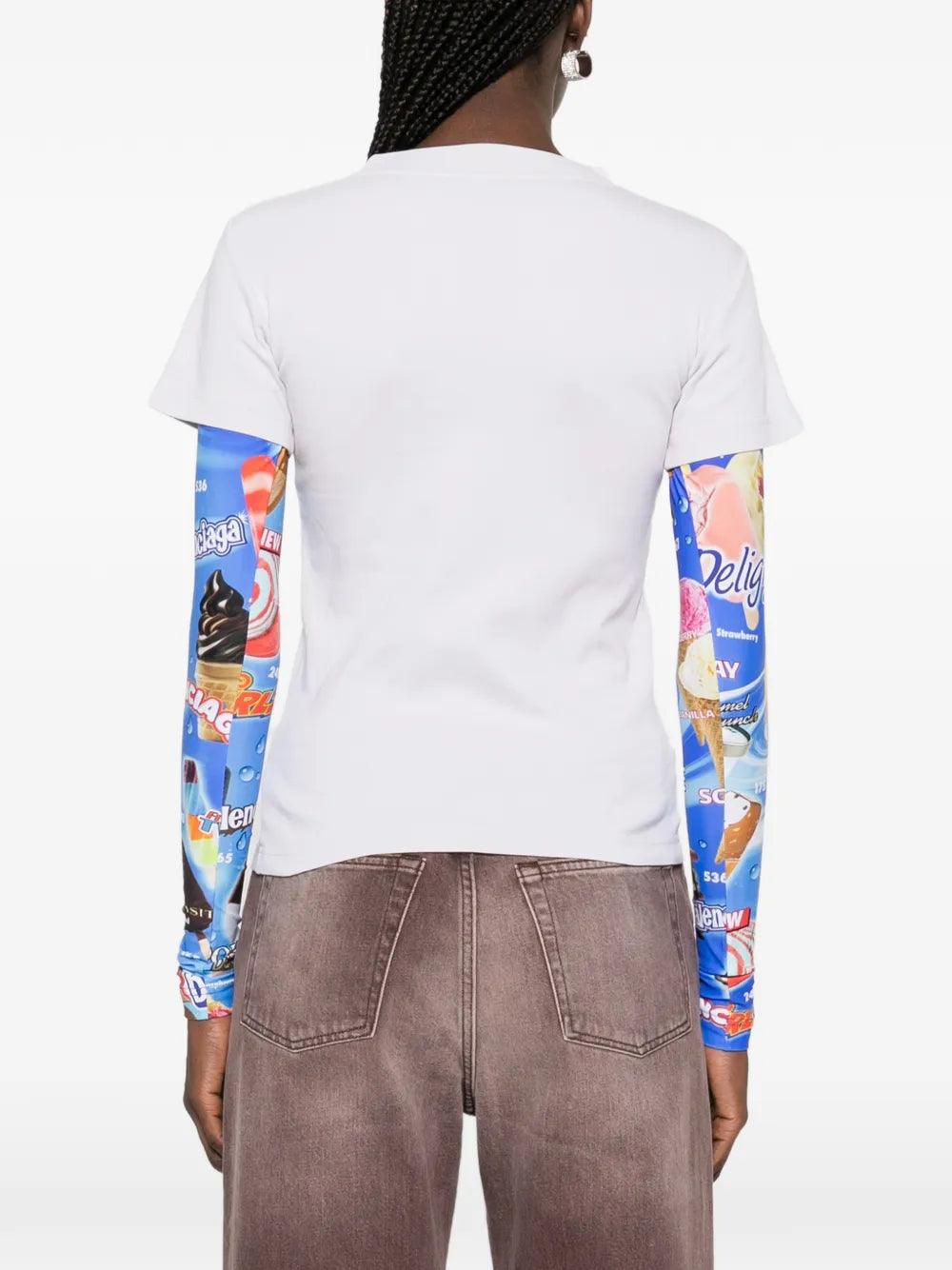 Balenciaga  logo-detail long-sleeve T-shirt