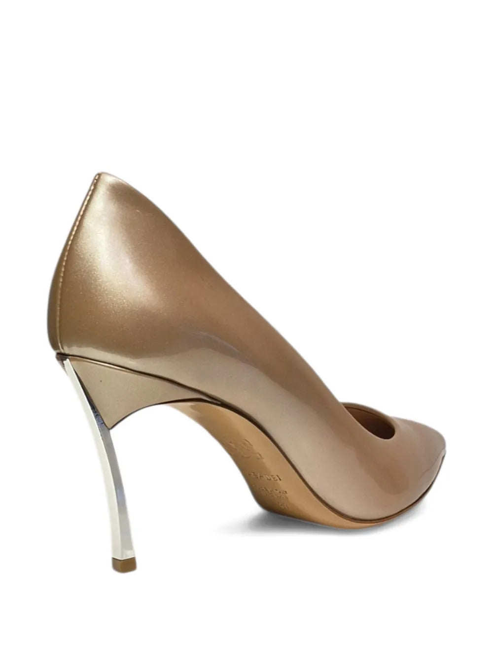 Casadei pointed-toe sculptural heel pumps