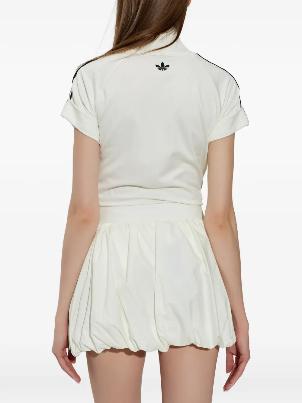 adidas  three-stripe-sleeve T-shirt