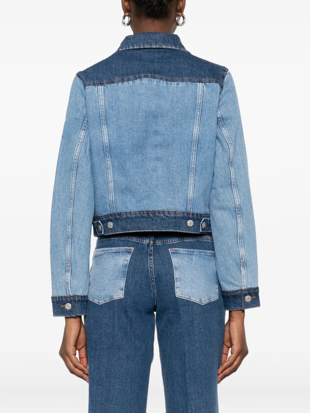 7 For All Mankind  buttoned denim jacket