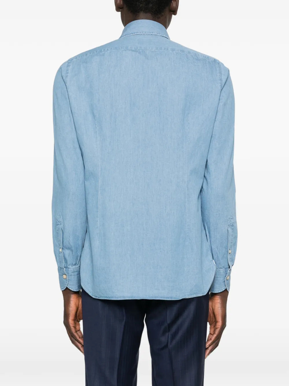 Borrelli  button-fastening shirt