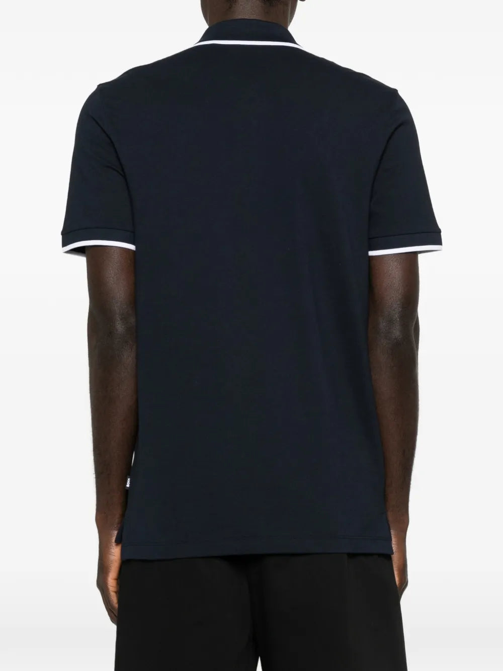 BOSS  tipped short-sleeve polo shirt