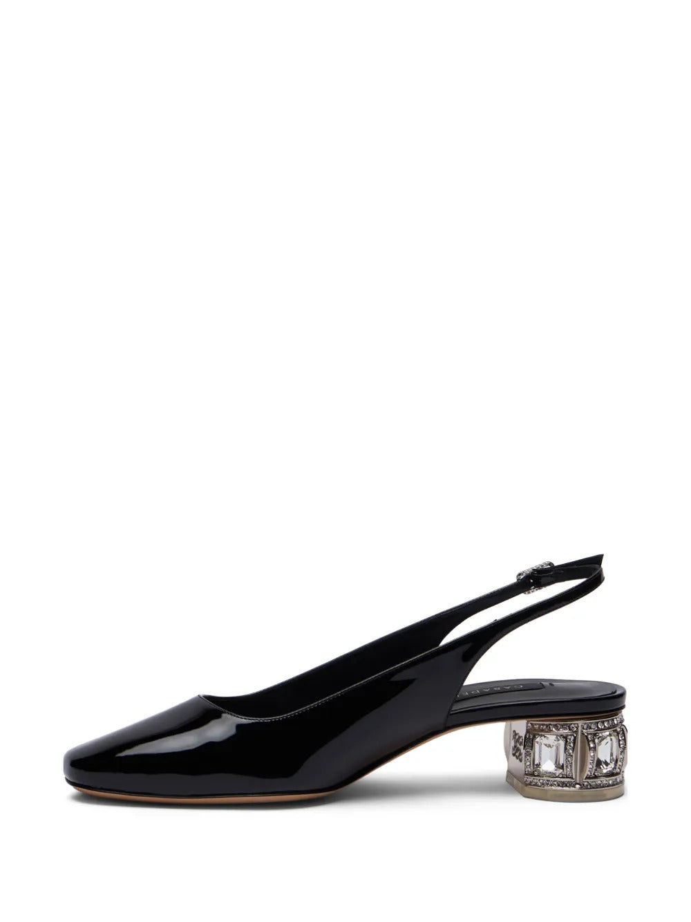Casadei  jewel-embellished slingback pumps