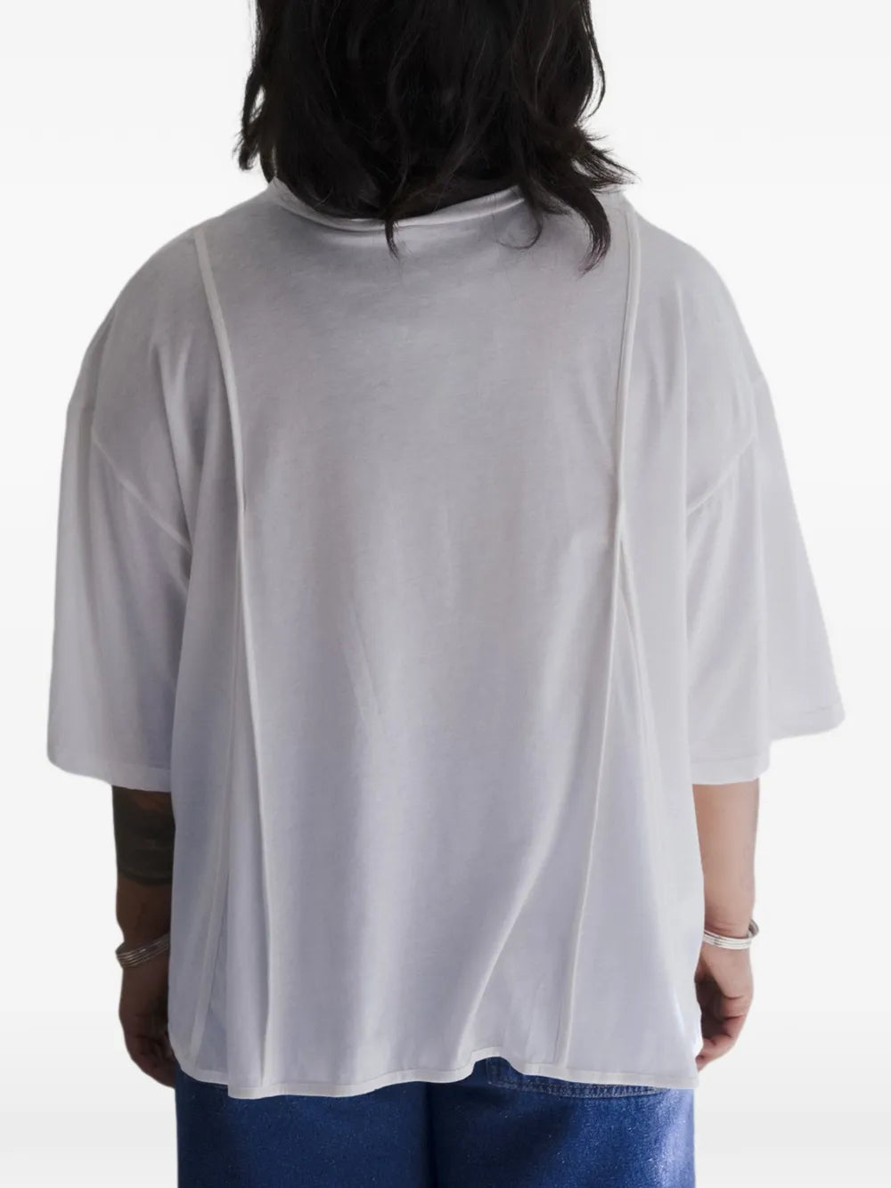 Baserange Mul piping T-shirt
