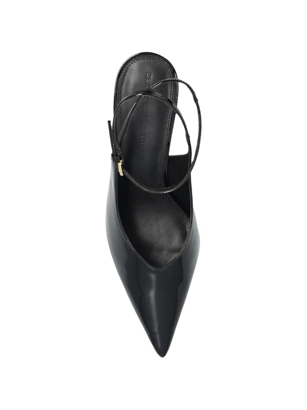 BLACK SUEDE STUDIO 70mm Eliana pumps
