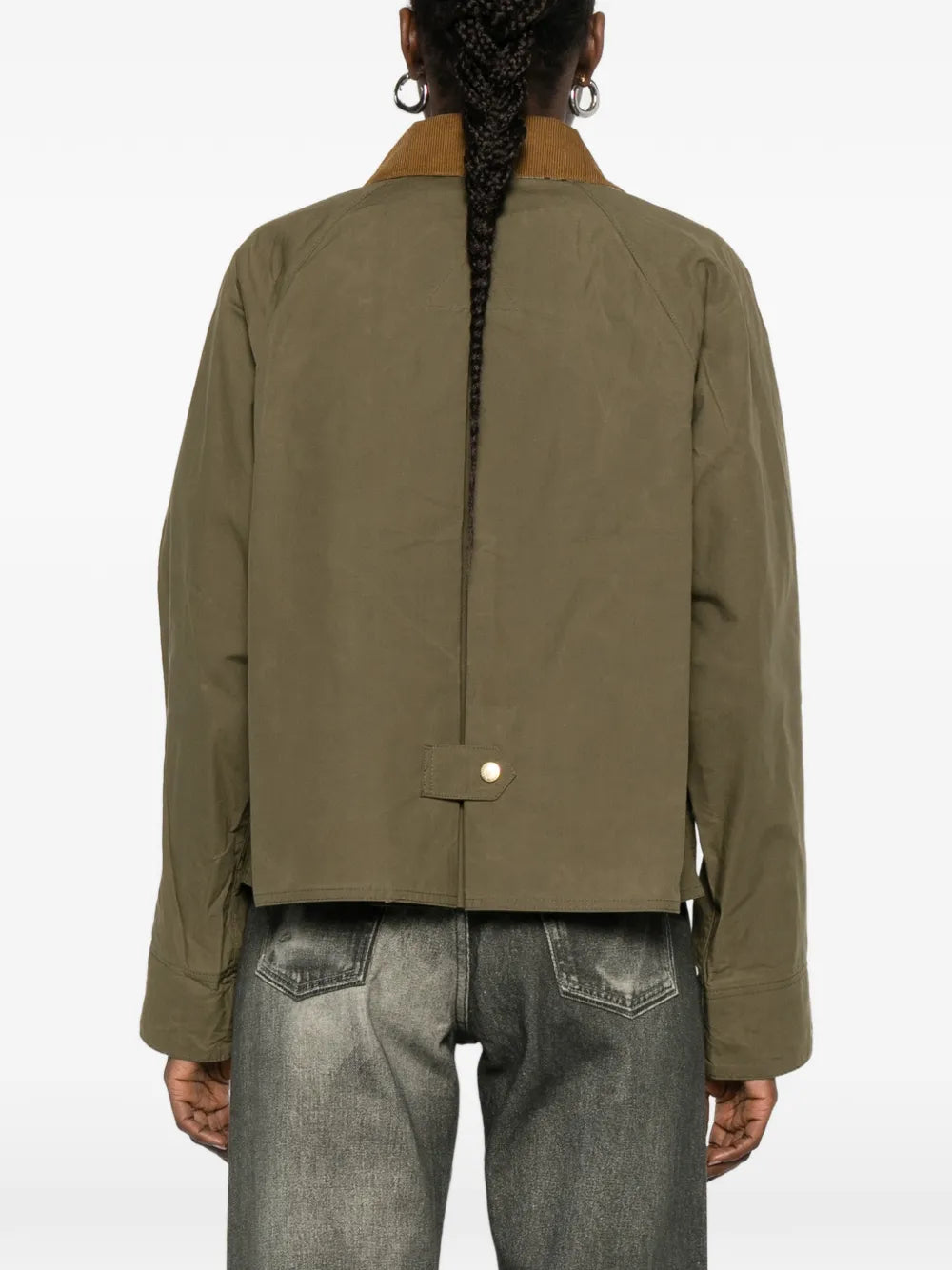 Barbour  corduroy-collar jacket