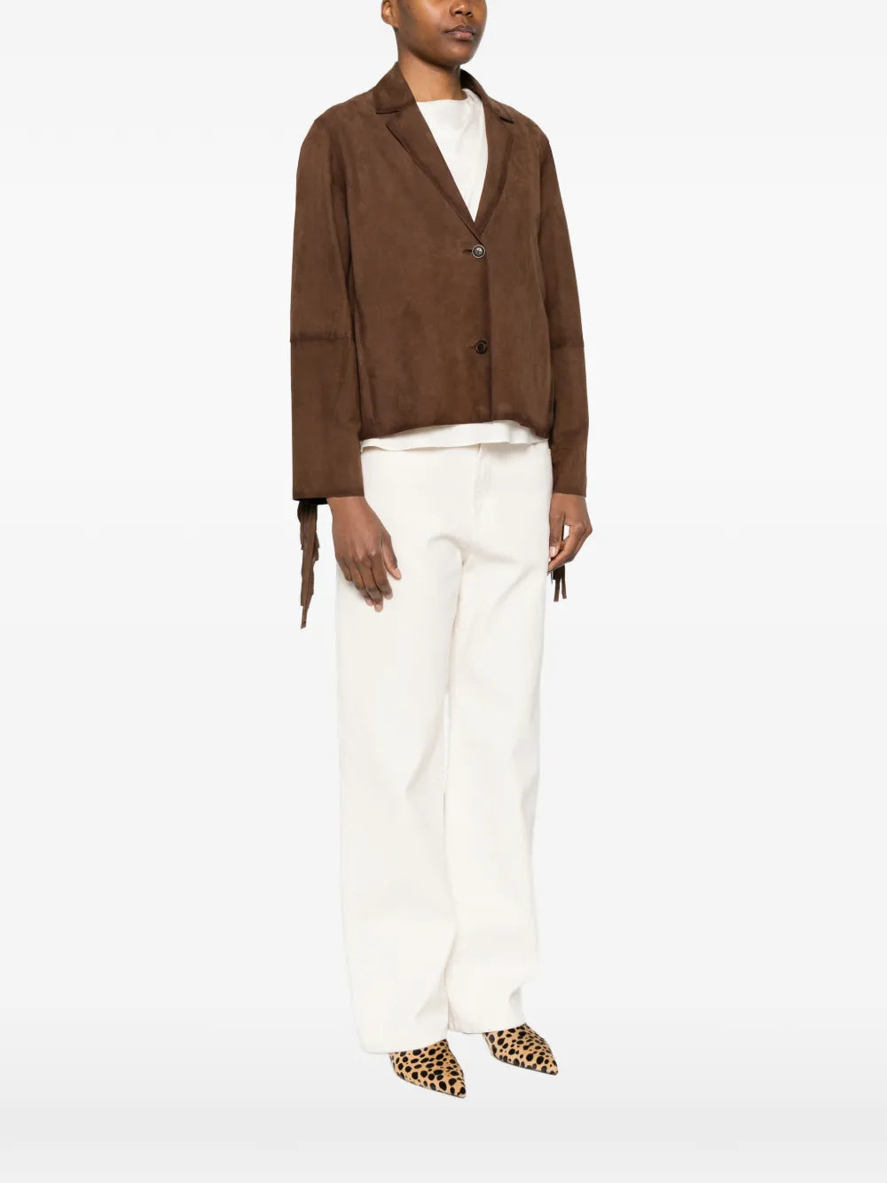 BULLY  fringe lambskin jacket