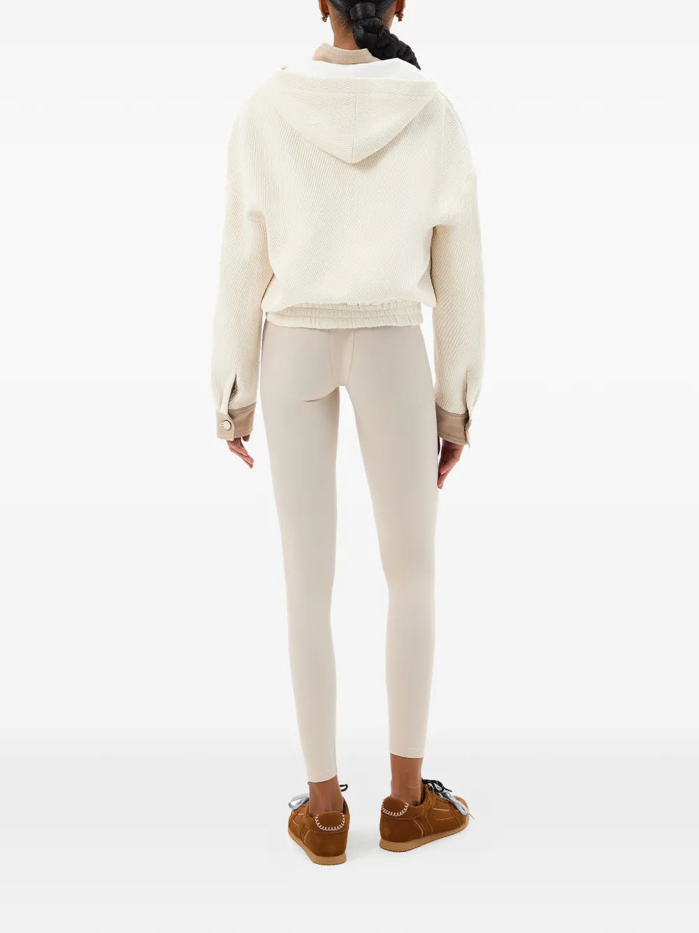 ANNAFOXY  Nuage Du Matin hooded bomber jacket