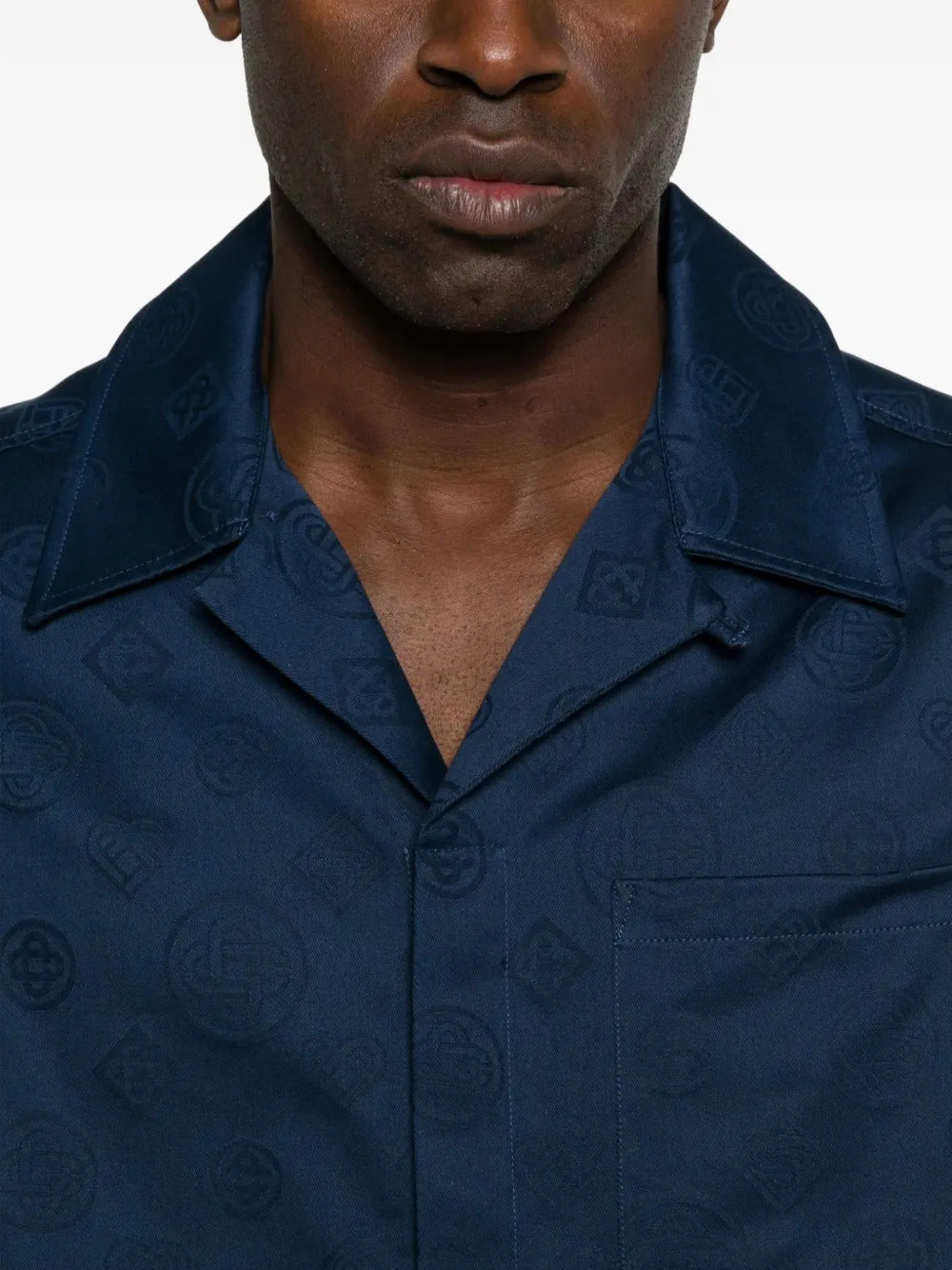 Casablanca  monogram-print shirt