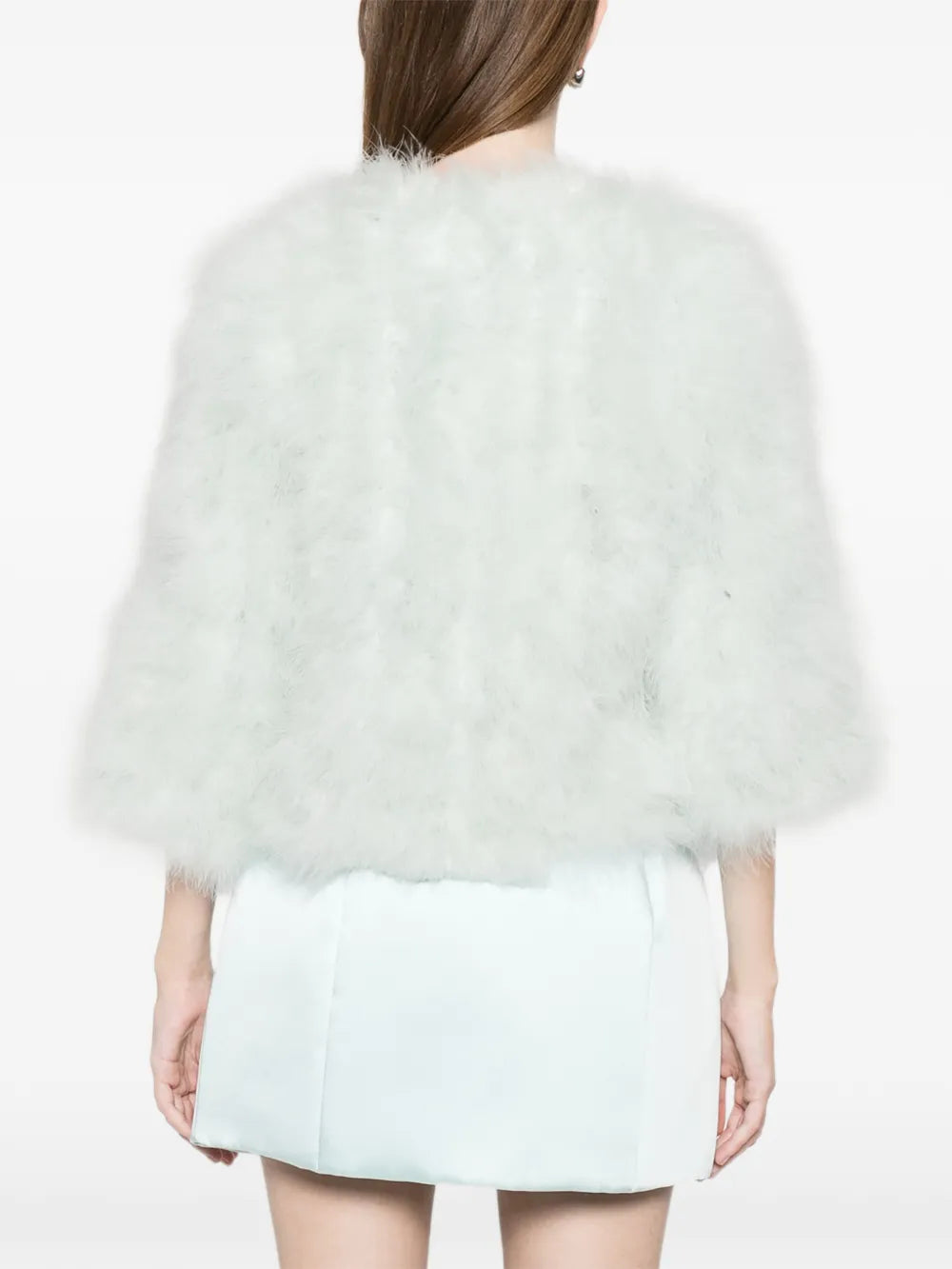 Yves Salomon  round neck jacket