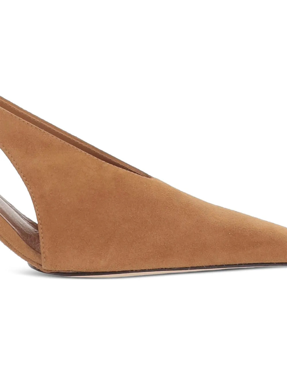 ARMARIUM Evelina square-toe suede pumps