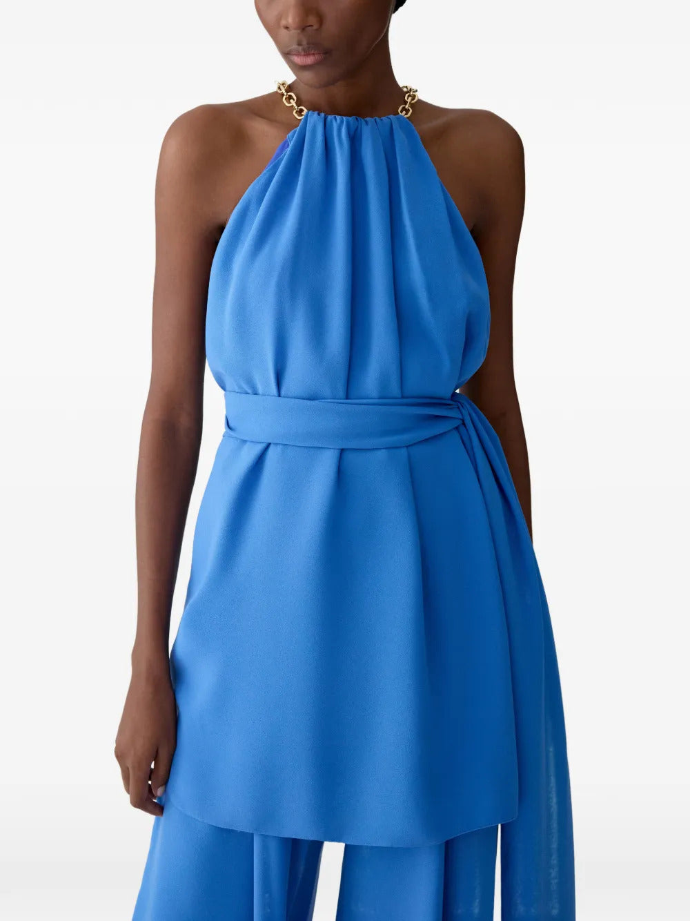 Carolina Herrera chain-strap halterneck top