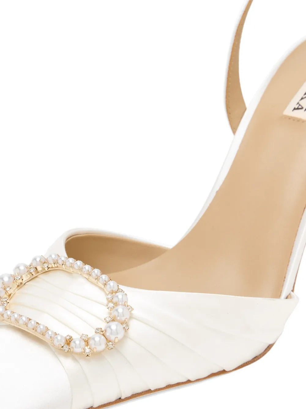 Badgley Mischka  Octaviah pearl-embellished pumps