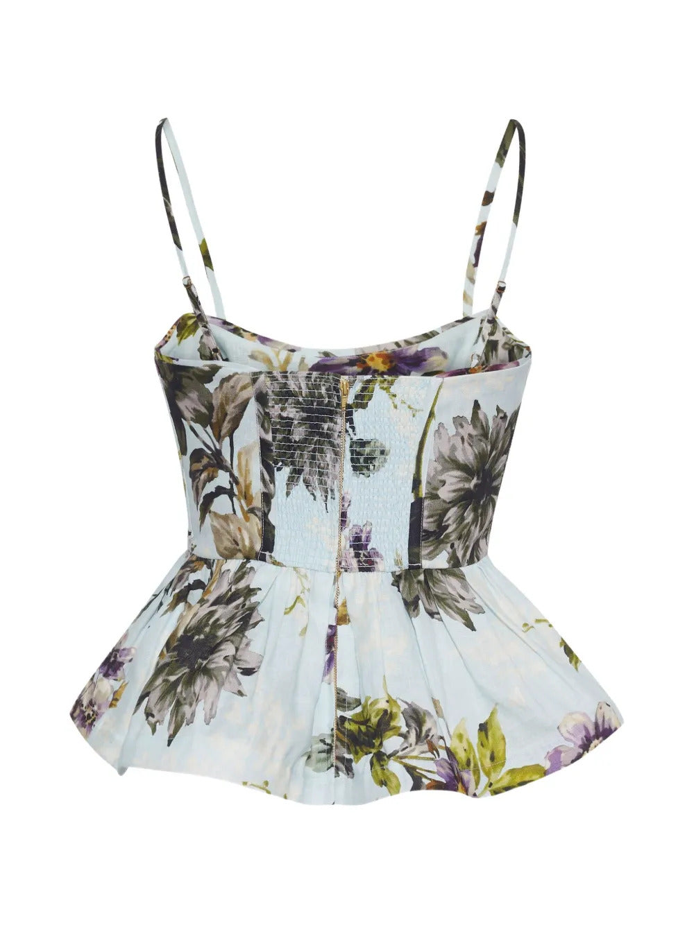 Cara Cara  Alba floral-print peplum top