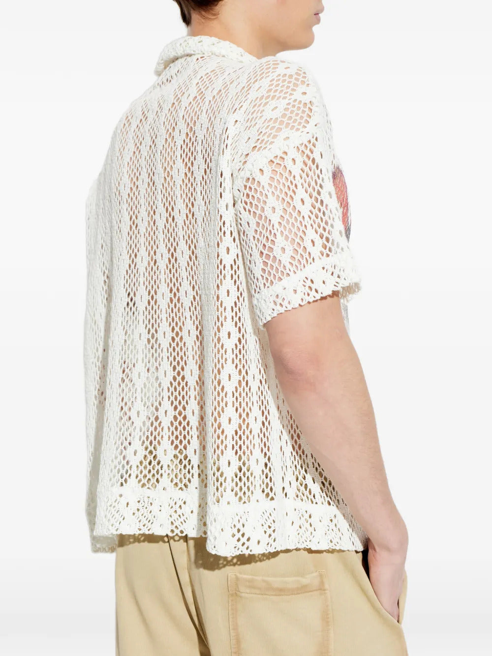 AVAVAV mesh button shirt