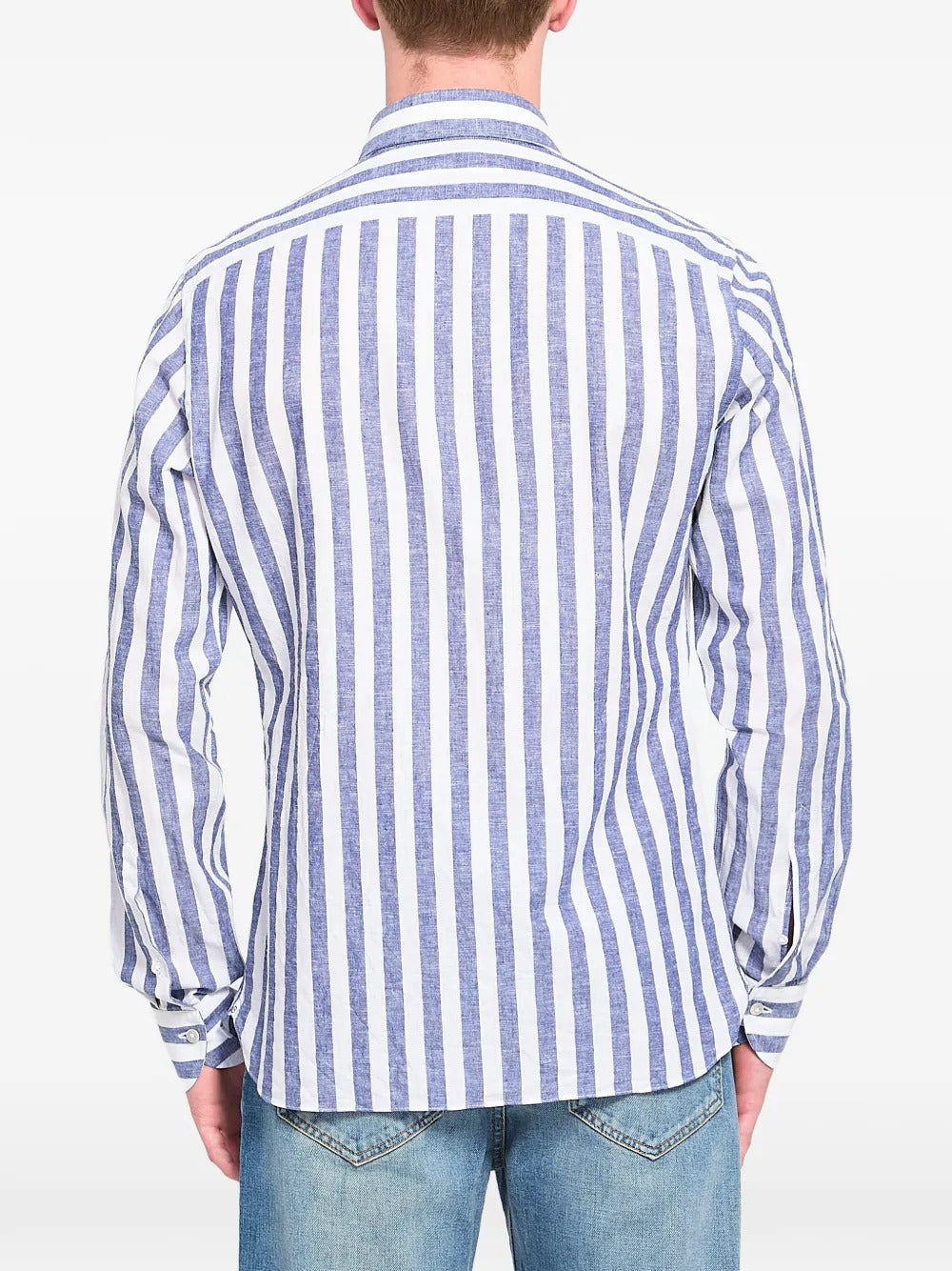 BORRIELLO NAPOLI striped button shirt - Image 2