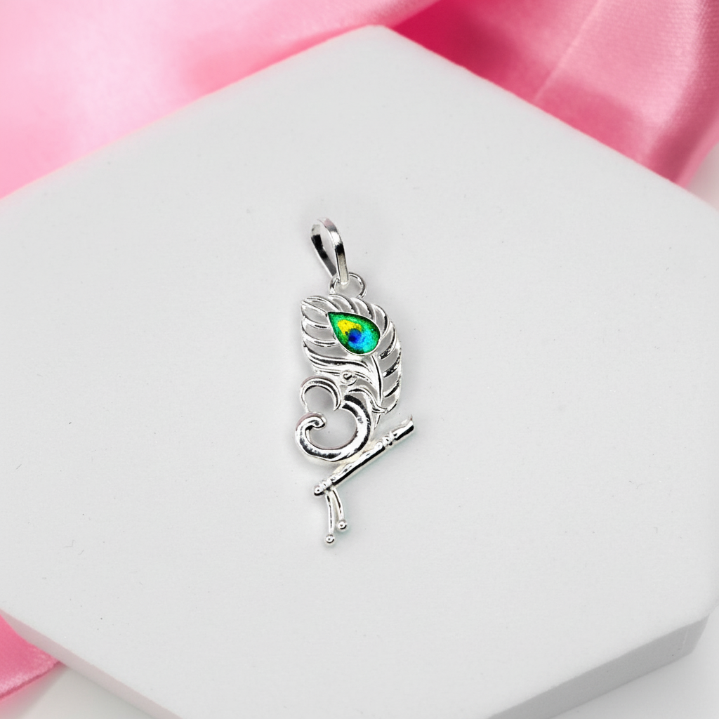 925 Silver Krishna Locket