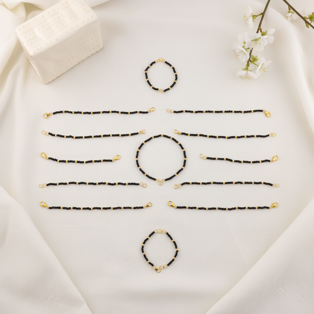 22 Carat Gold Pola Bangles With Card (4 Piece)