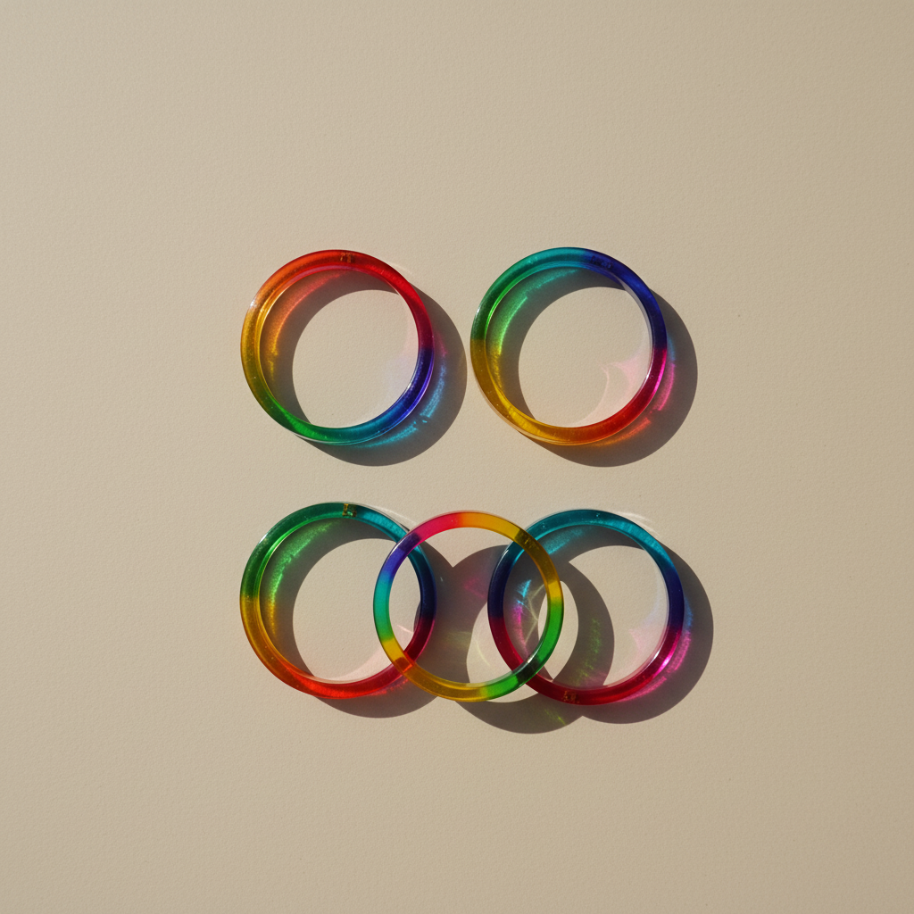 22 Carat Gold Pola Bangles With Card (4 Piece)