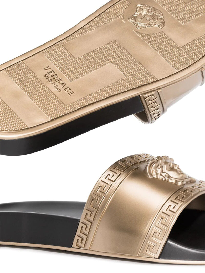 Versace  Medusa head-embossed slides
