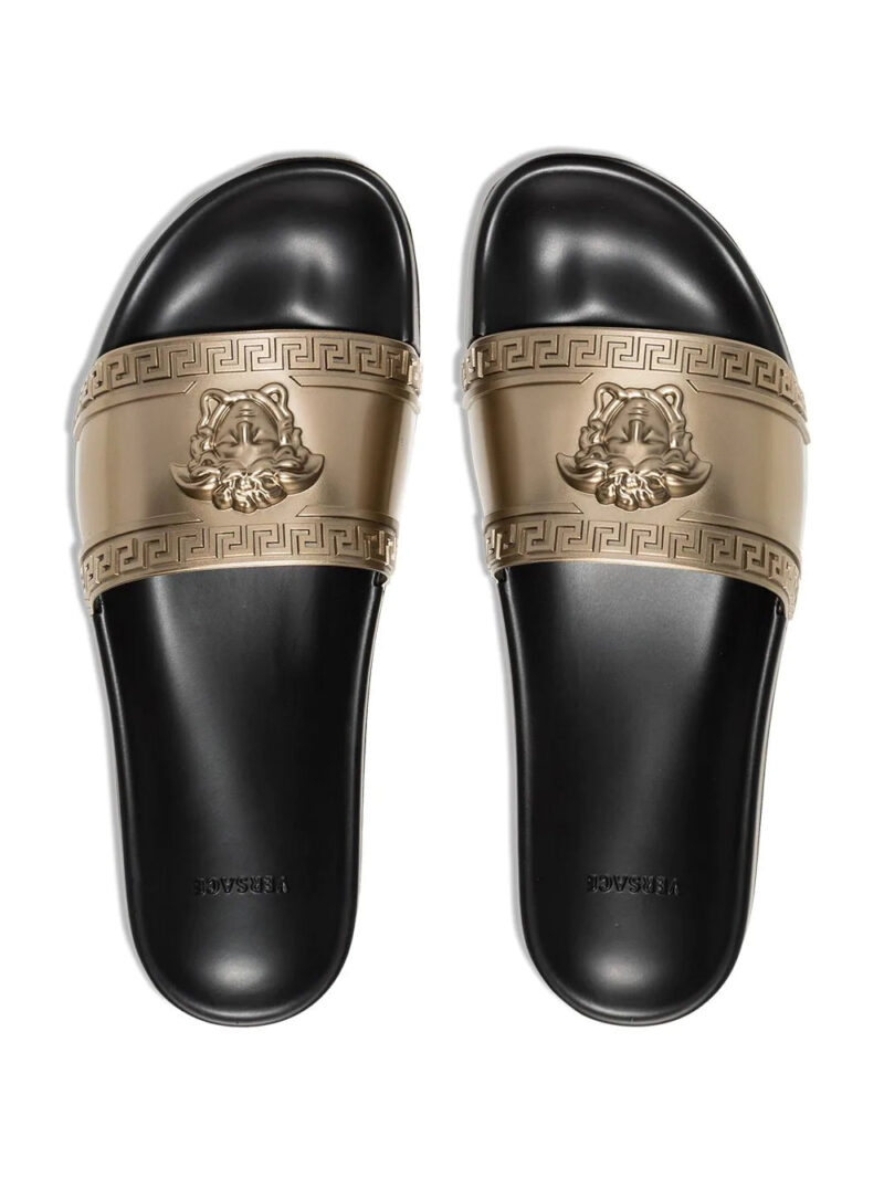 Versace  Medusa head-embossed slides