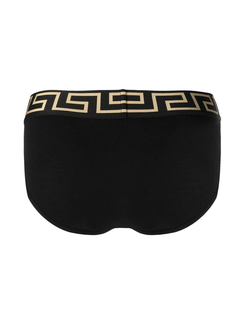 Versace  Greca-print cotton briefs set