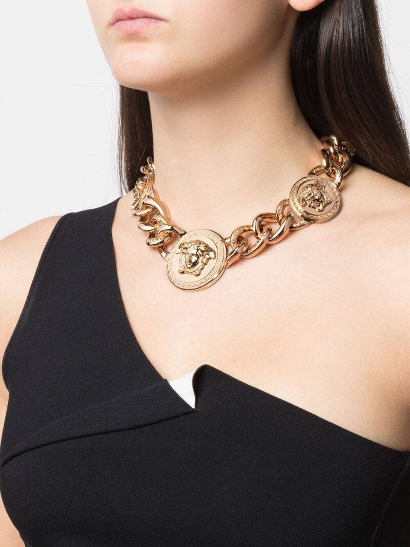 Versace  Medusa chain necklace
