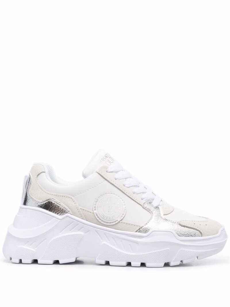 Versace Jeans Couture  logo-patch lace-up sneakers