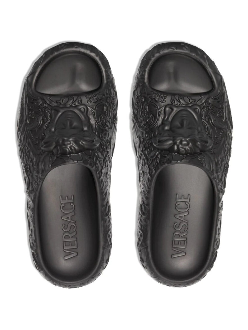 Versace  Medusa Dimension embossed slides