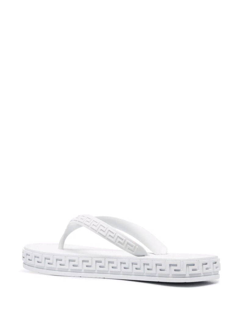 Versace Greca-debossed flip flops