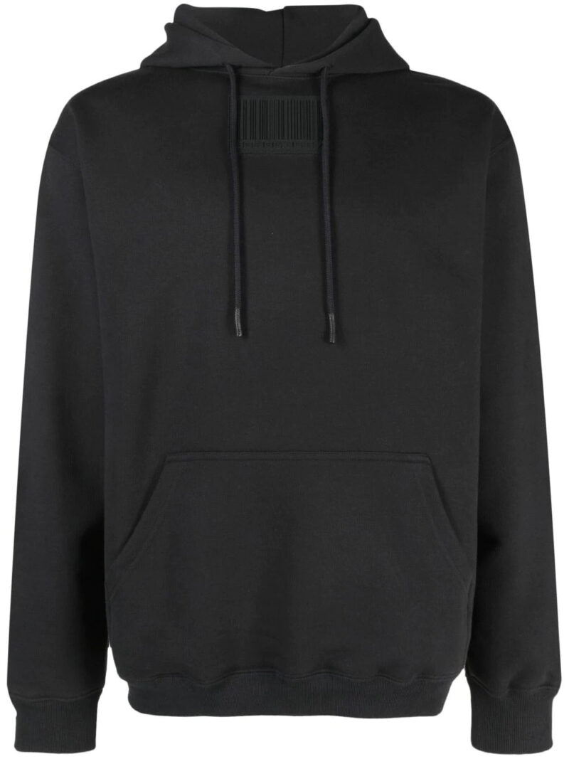 VETEMENTS  Big Rubber Patch cotton-blend hoodie