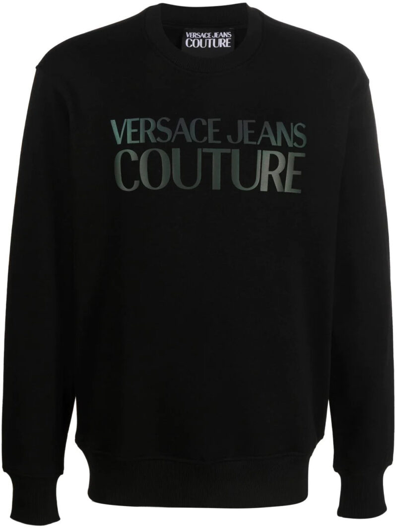 Versace Jeans Couture  logo-print crew neck sweatshirt