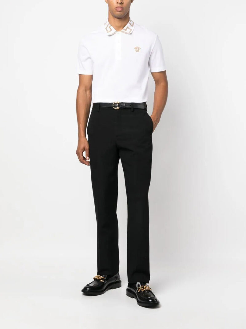 Versace  Greca short-sleeved polo shirt