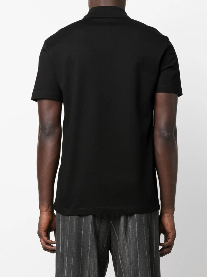 Versace Medusa embroidered polo shirt