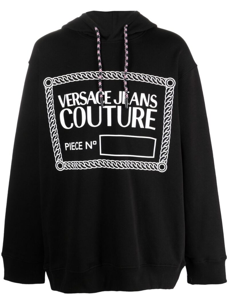 Versace Jeans Couture  logo-print pullover hoodie