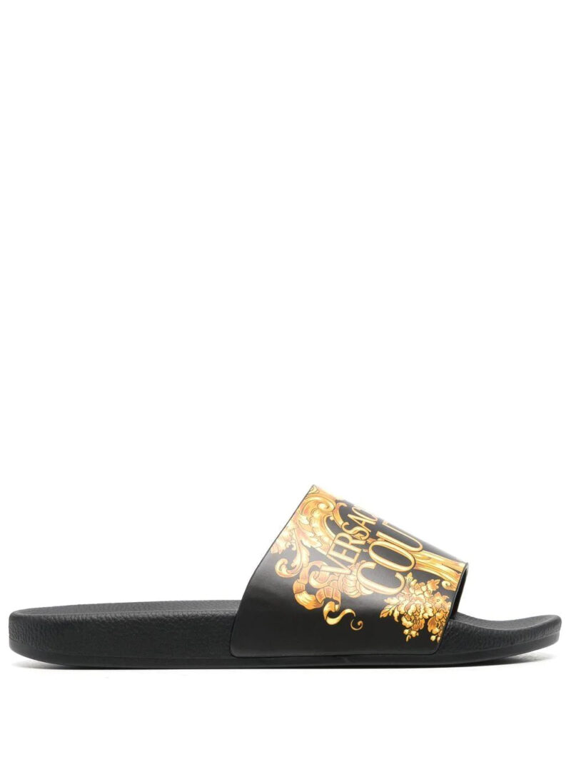 Versace Jeans Couture  logo-print slides